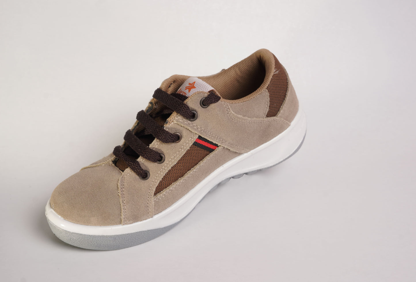 Silver Star Racer 103 Men’s Sneakers – Lightweight Brown Casual Shoes (Light & Dark Brown)