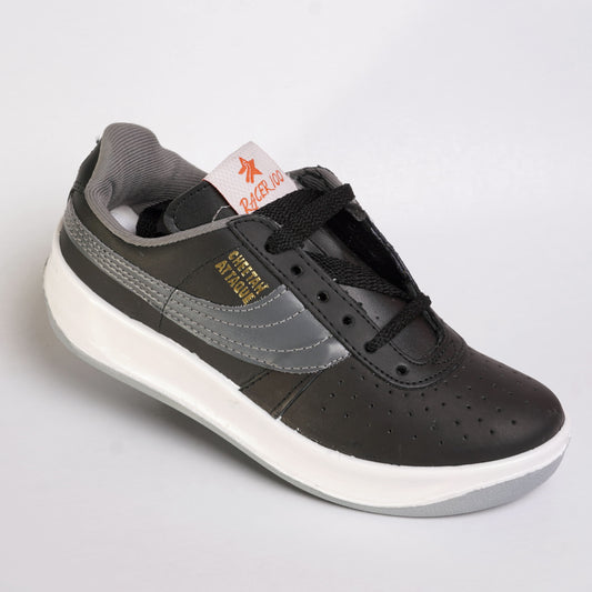 Racer 102 Men’s Sneakers (Black & White)