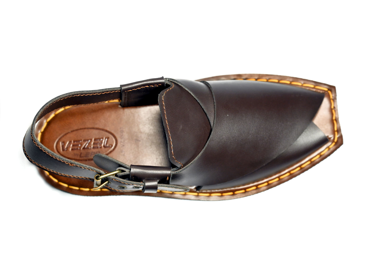 Silver Star VZ 03 – Handmade Peshawari Chappal for Men | Available in Brown & Black