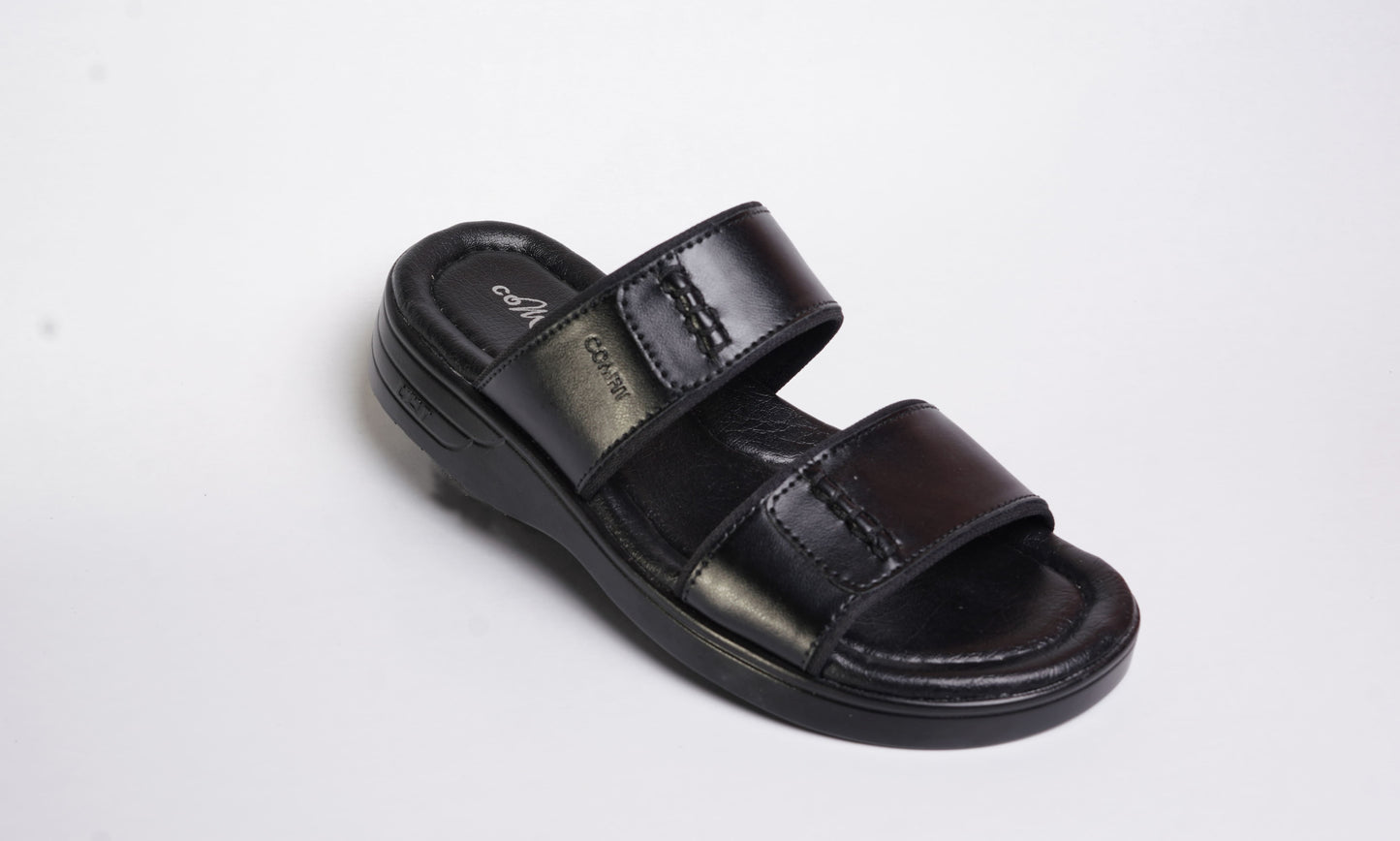 Silver Star Panroma 2523 Men’s Slippers – Soft PU Sole Slip-On Slides for Daily Comfort