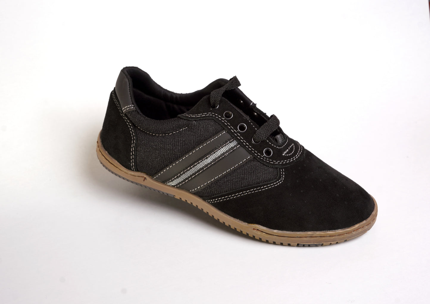 4 Silver Star Racer 100 Men’s Sneakers – Lightweight Casual Shoes (Black Variants)