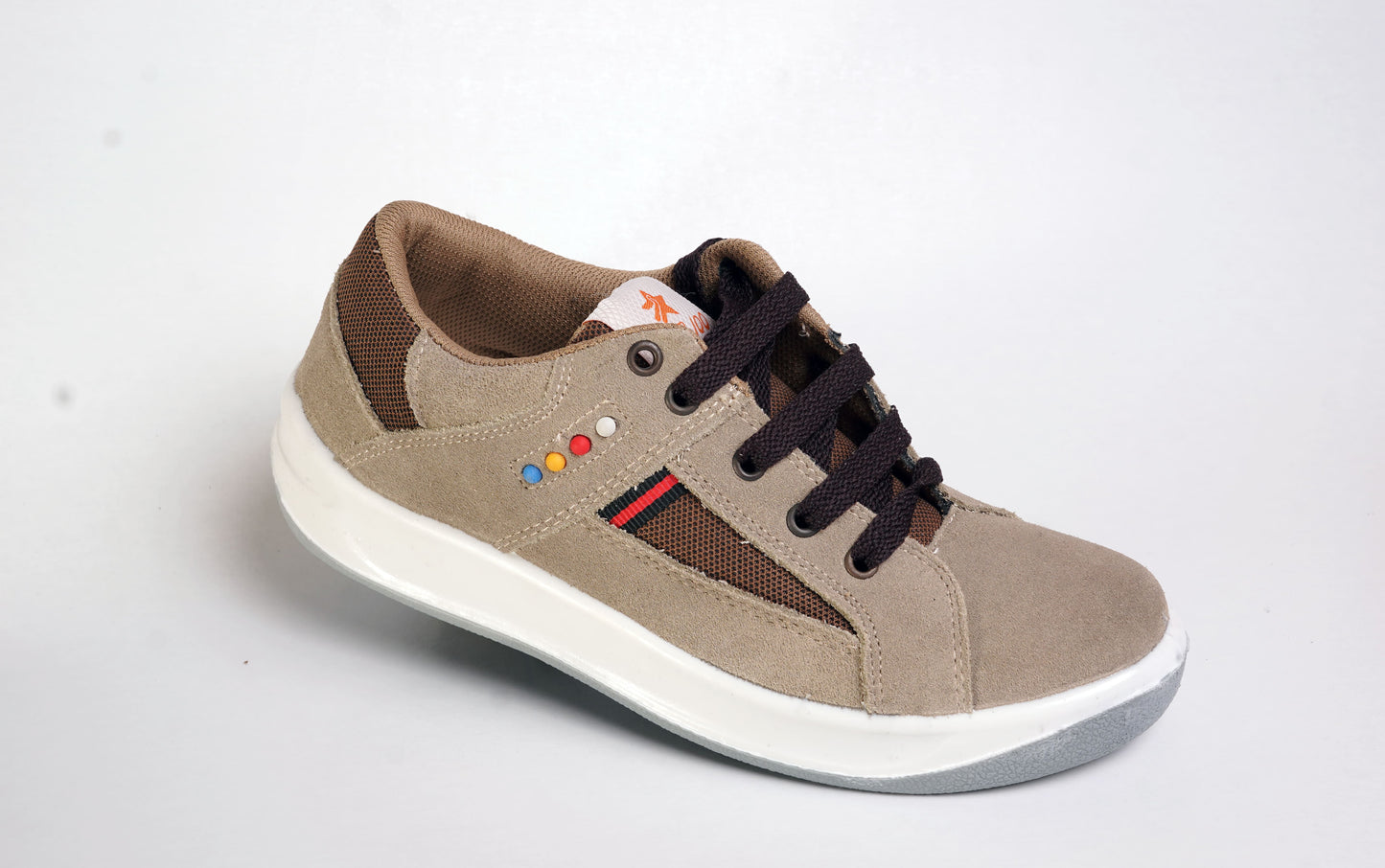 Silver Star Racer 103 Men’s Sneakers – Lightweight Brown Casual Shoes (Light & Dark Brown)