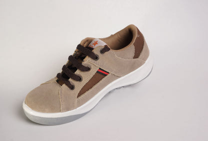 Silver Star Racer 103 Men’s Sneakers – Lightweight Brown Casual Shoes (Light & Dark Brown)