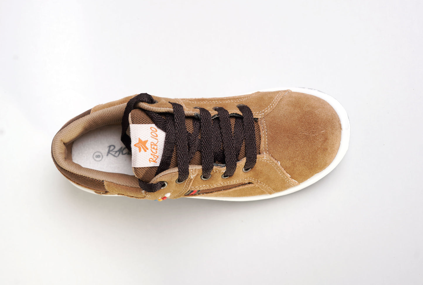 Silver Star Racer 103 Men’s Sneakers – Lightweight Brown Casual Shoes (Light & Dark Brown)