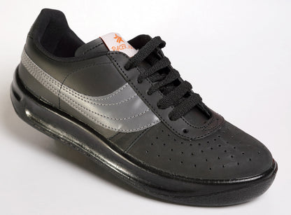 1 Silver Star Racer 100 Men’s Sneakers – Lightweight Casual Shoes (Black Variants)
