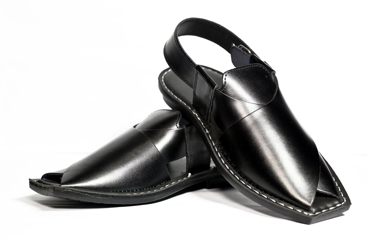 Silver Star VZ 03 – Handmade Peshawari Chappal for Men | Available in Brown & Black