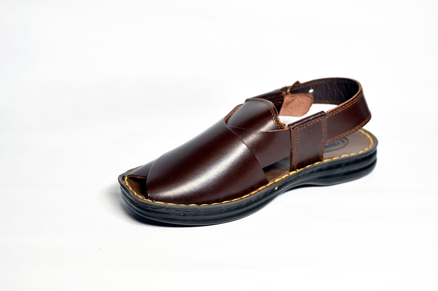 Silver Star VZ 05 Peshawari Chappal – Premium Leather Sandals for Men | Brown & Black