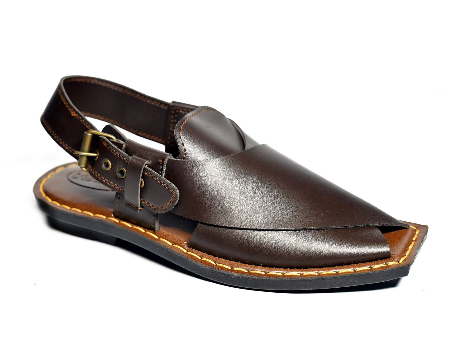 Silver Star VZ 03 – Handmade Peshawari Chappal for Men | Available in Brown & Black