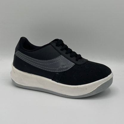 Racer 102 Men’s Sneakers (Black & White)