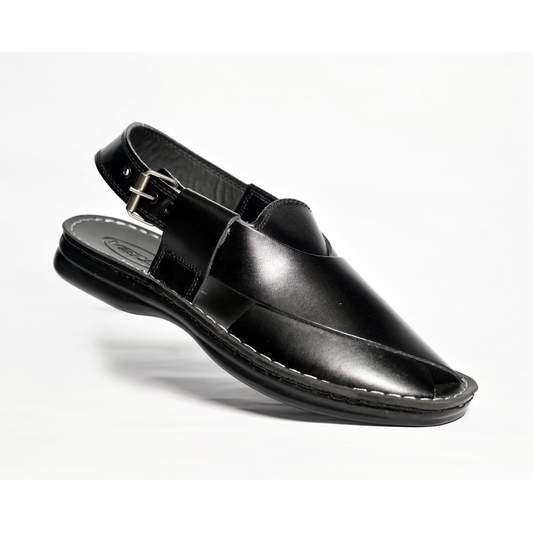Silver Star VZ 05 Peshawari Chappal – Premium Leather Sandals for Men | Brown & Black