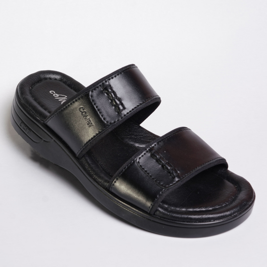 Silver Star Panroma 2523 Men’s Slippers – Soft PU Sole Slip-On Slides for Daily Comfort