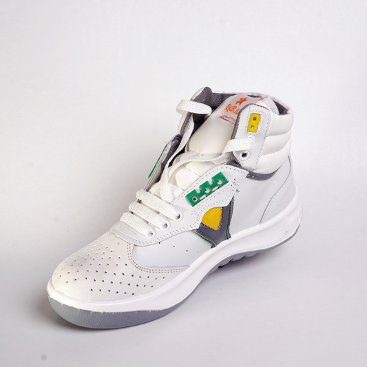 2 Silver Star Racer 100 Men’s Sneakers – Lightweight Casual Shoes (White Variants)