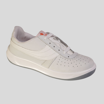 Silver Star Racer 102 Men’s Sneakers – Lightweight Everyday Shoes (Black & White)