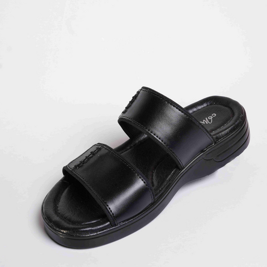Silver Star Panroma 2523 Men’s Slippers – Soft PU Sole Slip-On Slides for Daily Comfort