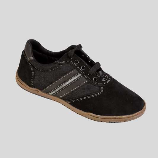 4 Silver Star Racer 100 Men’s Sneakers – Lightweight Casual Shoes (Black Variants)