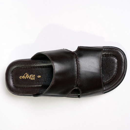 Silver Star Panroma 2524 Men’s Slip-On Slippers – Soft & Stylish PU Sole Daily Slides