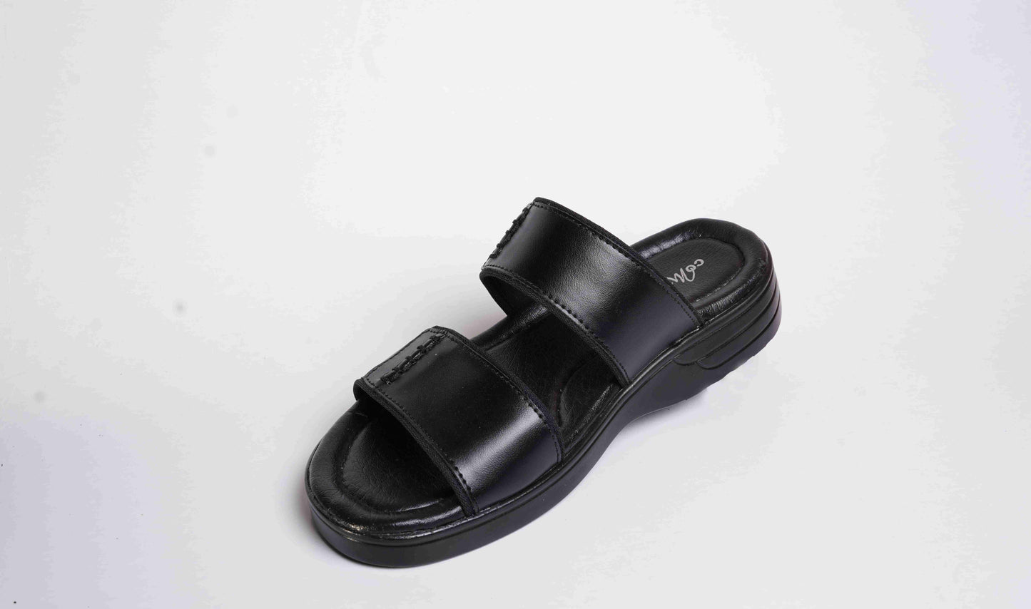 Silver Star Panroma 2523 Men’s Slippers – Soft PU Sole Slip-On Slides for Daily Comfort