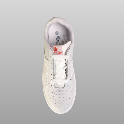 Racer 102 Men’s Sneakers (Black & White)