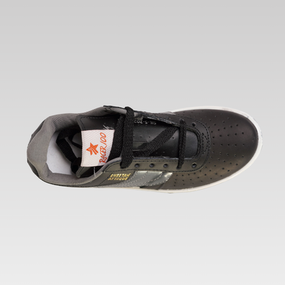 Racer 102 Men’s Sneakers (Black & White)