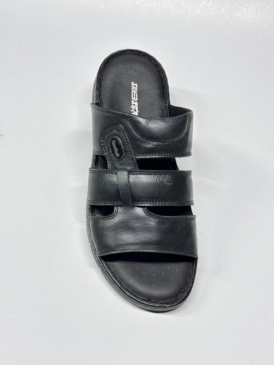 Silver Star Panroma 2502 Men’s Slippers – Lightweight PU Sole Slip-On Slides for Daily Comfort